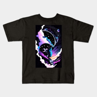 Lonely Galactic Wanderer Kids T-Shirt